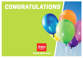 Argos Congratulations Wallet