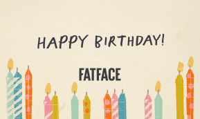 Fat Face Happy Birthday eGift Card 2023