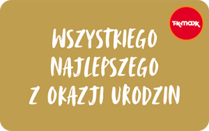 TK Maxx PL - PL Happy Birthday White LineArt