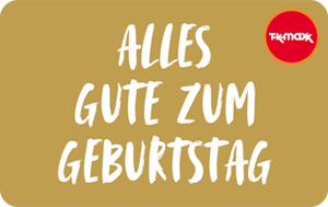 TK Maxx DE - DE Happy Birthday White LineArt