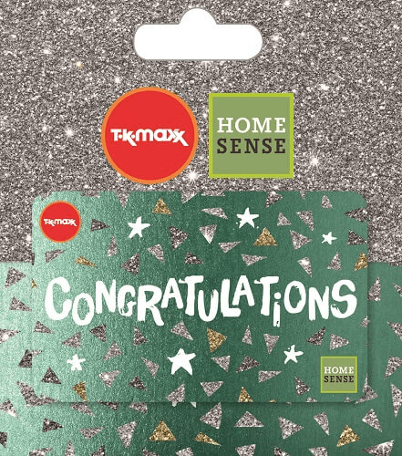 TK Maxx Congratulations Stars Euro