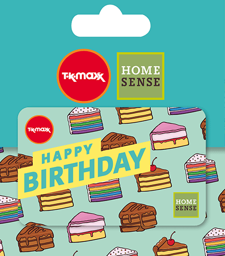 TK Maxx Birthday Cake Slice Euro