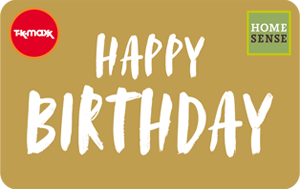 Homesense - Happy Birthday White LineArt ROI