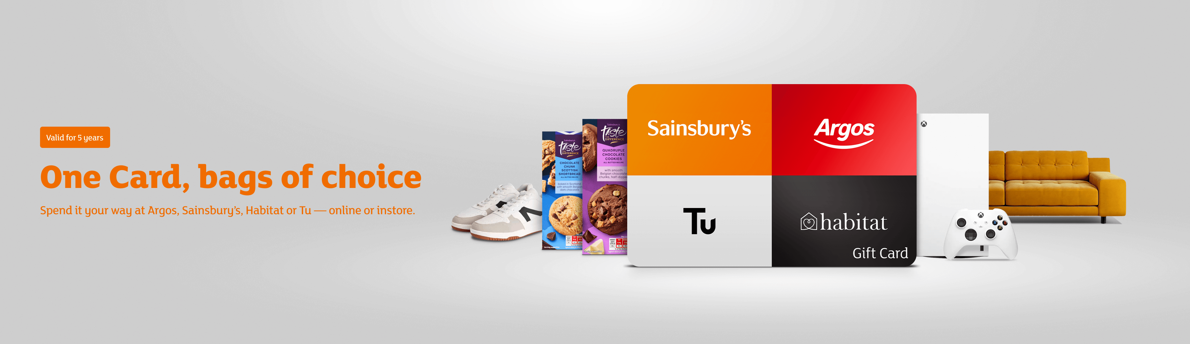 Sainsbury's  Gift Card - Send the Perfect Gift Banner Image